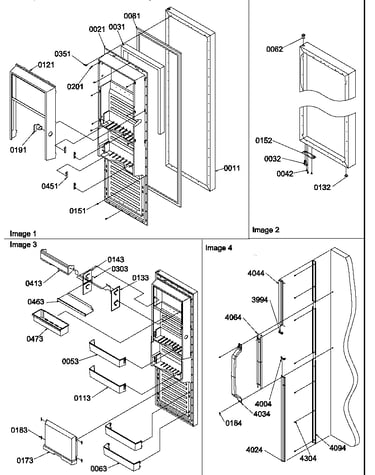 Refrigerator door