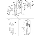 Amana SRD27S2W-P1190321WW freezer door diagram