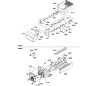 Amana SRD27S2W-P1190321WW ice bucket auger and ice maker parts diagram