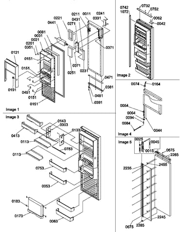 Refrigerator door