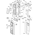 Amana SRDE520TW-P1312401WW freezer door diagram