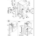Amana SBDE520TW-P1312301WW cabinet parts diagram