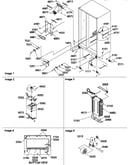 Drain system, rollers, and evaporator assy
