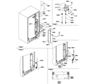 Amana SRDE520TBW-P1312402WW cabinet back diagram