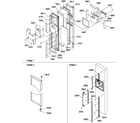 Amana SXD520TE-P1313701WE freezer door diagram