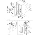 Amana SXD520TE-P1313701WE cabinet parts diagram