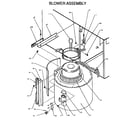 Amana GBI090A30A/P1176904F blower assembly diagram