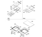 Amana TGI21VL-P1310901WL shelving assemblies diagram
