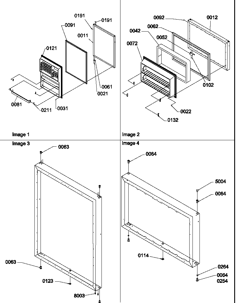 Door assemblies