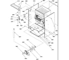 Amana GUX115X50B/P1213006F cabinet assembly diagram
