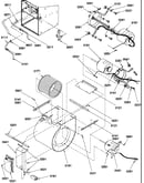 Blower assembly and drain tubes