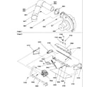 Amana GUX045X30B/P1213001F blower pipe assembly/manifold assembly diagram