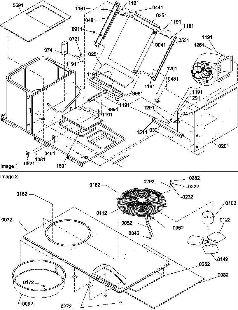 Blower/top assy