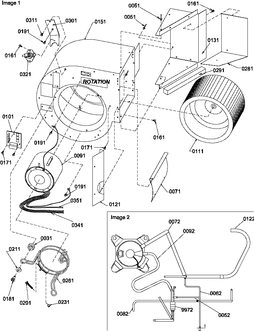 Blower/tubing