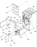 Cabinet assembly and blower mounting
