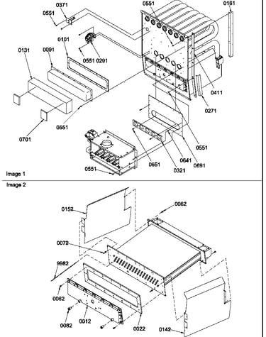 Heat exchanger/manifold assembly /recupe coil assembly