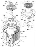 Outer cabinet/fan