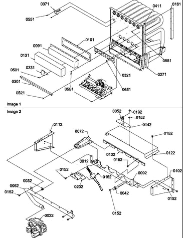 Partition tube/collector box/manifold
