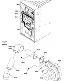 Wiring/blower pipe