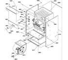 Amana GCD090X40B/P1217604F outer cabinet diagram