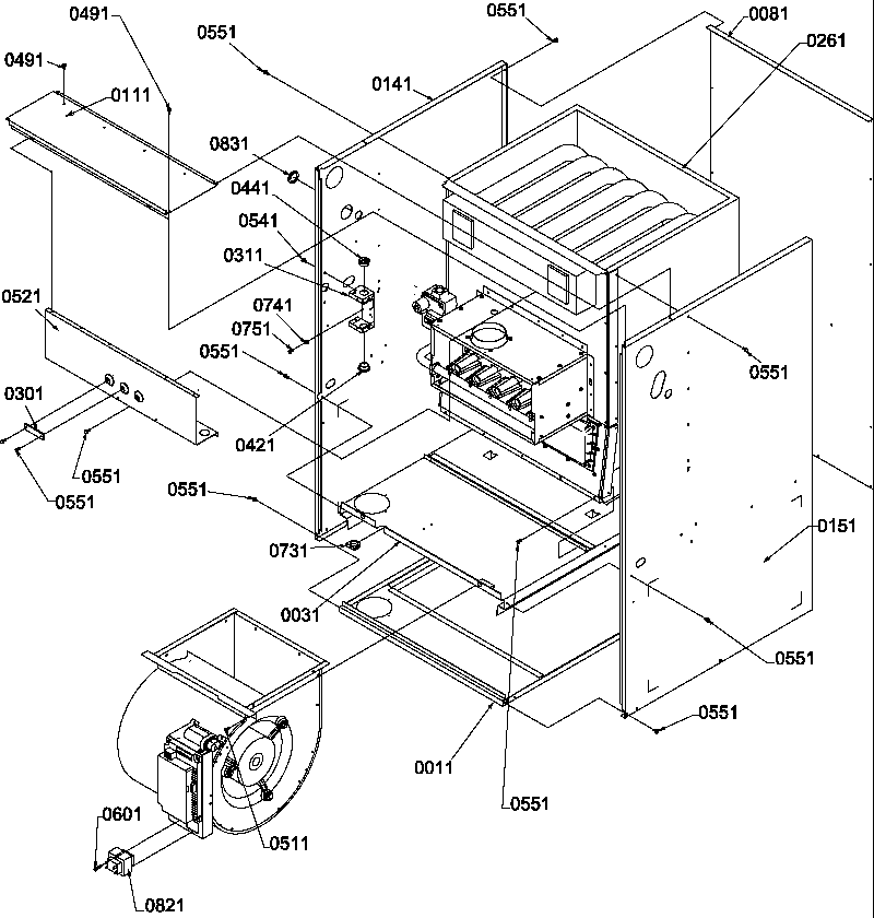 Outer cabinet