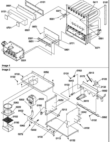 Partition tube/collector box/manifold