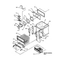 Amana GUIB090CX30/P1207704F collector box & vent assembly diagram
