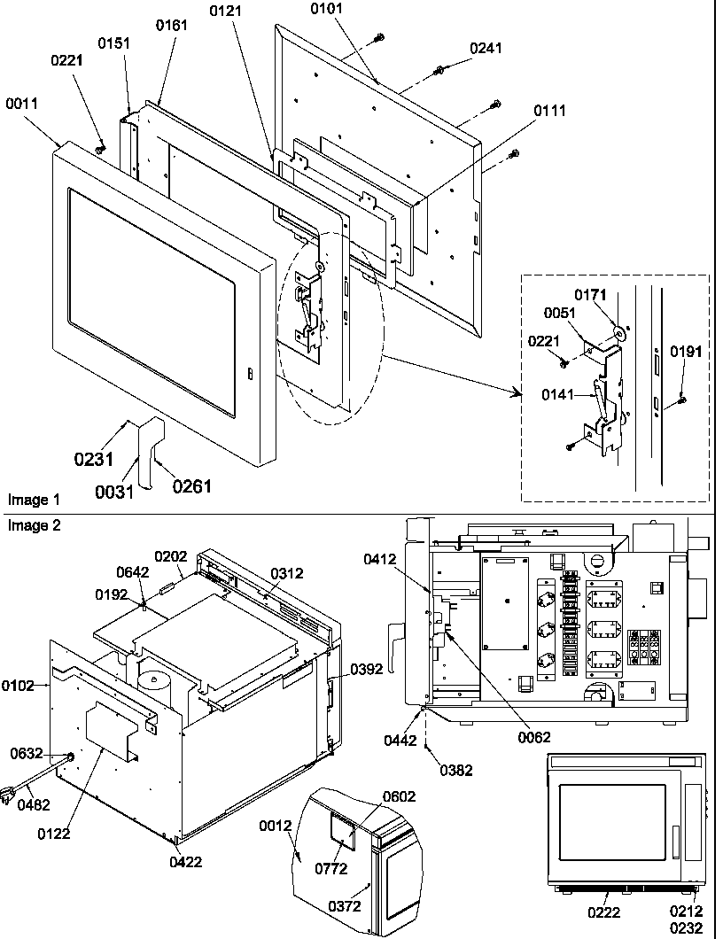 Door/outer cabinet