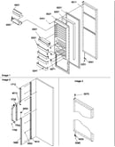 Refrigerator door