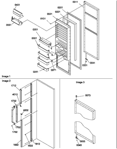 Refrigerator door