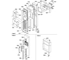 Amana SQD25TL-P1190427WL freezer door diagram