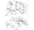 Amana SQD25TL-P1190427WL ice & water cavity and electronic bracket assy diagram