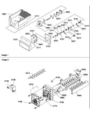Ice bucket auger and ice maker parts