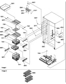 Freezer shelves, light and accessories