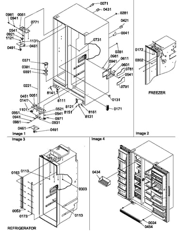 Cabinet parts and toe grille