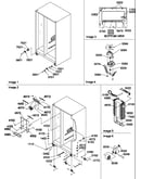 Drain system, rollers, and evaporator assy