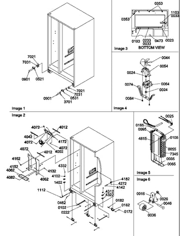Drain system, rollers, and evaporator assy