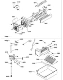 Ice maker parts and add on ice maker kit