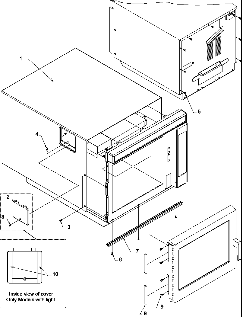 OUTER CASE & DOOR REMOVAL