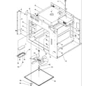 Amana CCMA2000BK-P1194110M oven cavity & stirrer system diagram