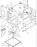 Oven cavity & stirrer system