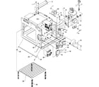 Amana MM2230C-P1194114M circuit board/high voltage & oven rack diagram