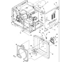 Amana CCMA2000BK-P1194110M rear access panel & heater box assemblies diagram