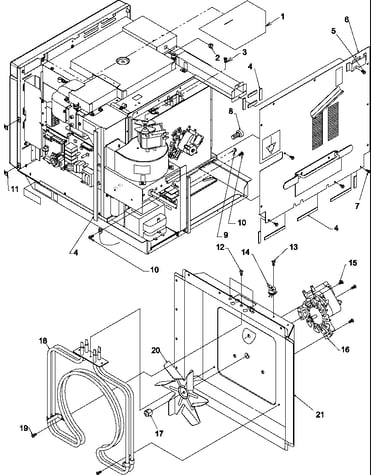 Rear access panel & heater box assemblies