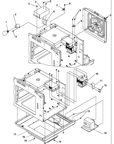 Oven cavity assembly