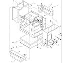 Amana CCMA2000BK-P1194110M outer cabinet assembly diagram