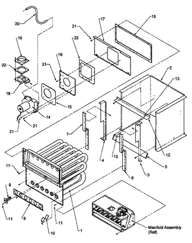 Partition tube assembly & collector box