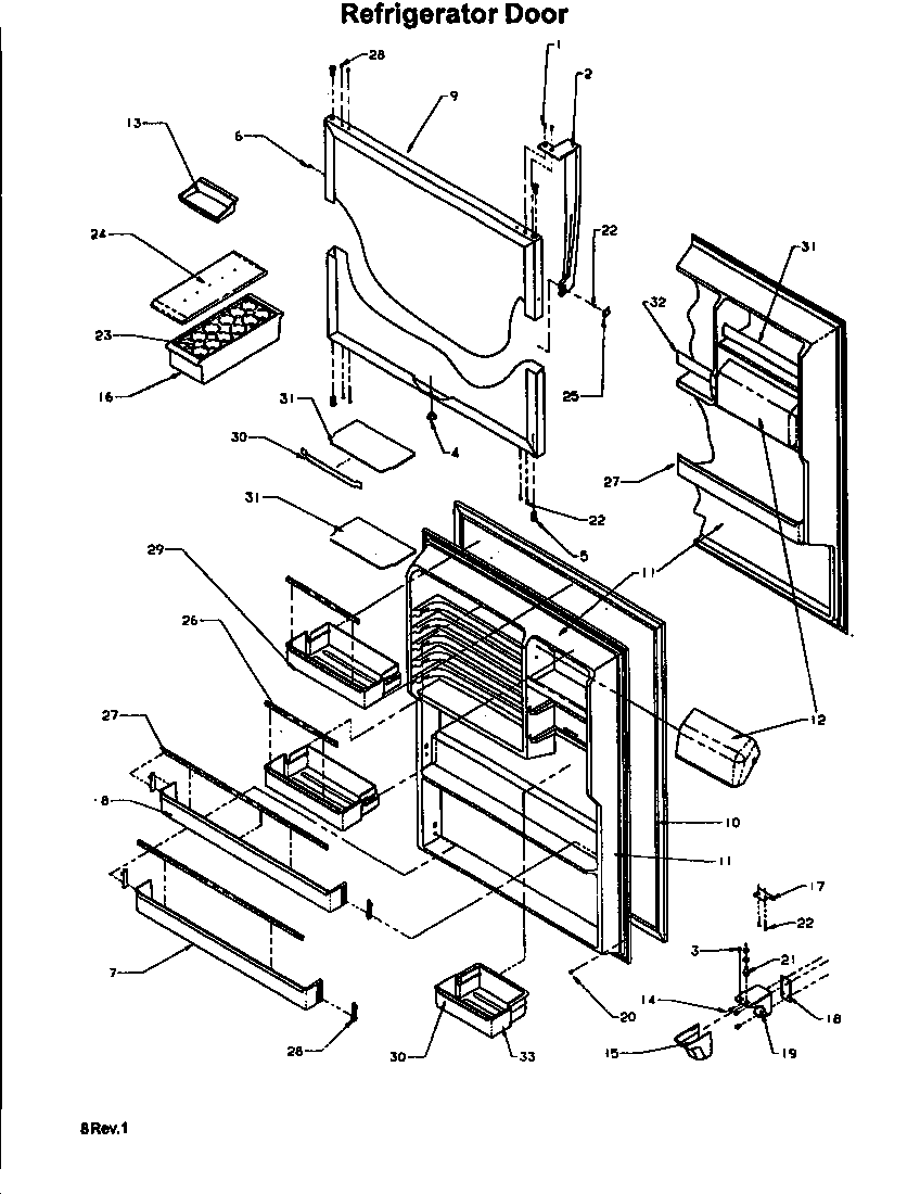 REFRIGERATOR DOOR