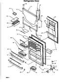 Refrigerator door