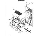 Amana TA18S2L-P1194501WL cabinet shelving diagram